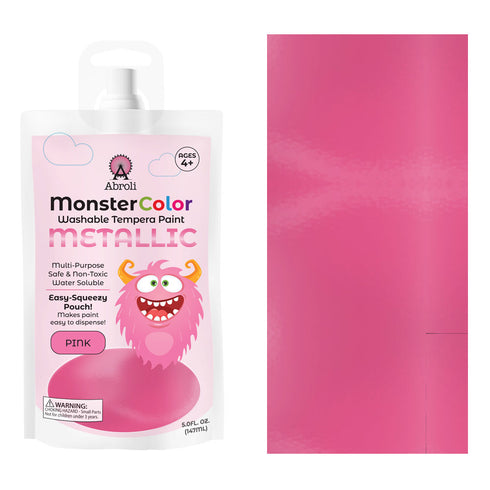 5 Oz Met Pink Wash Tempera